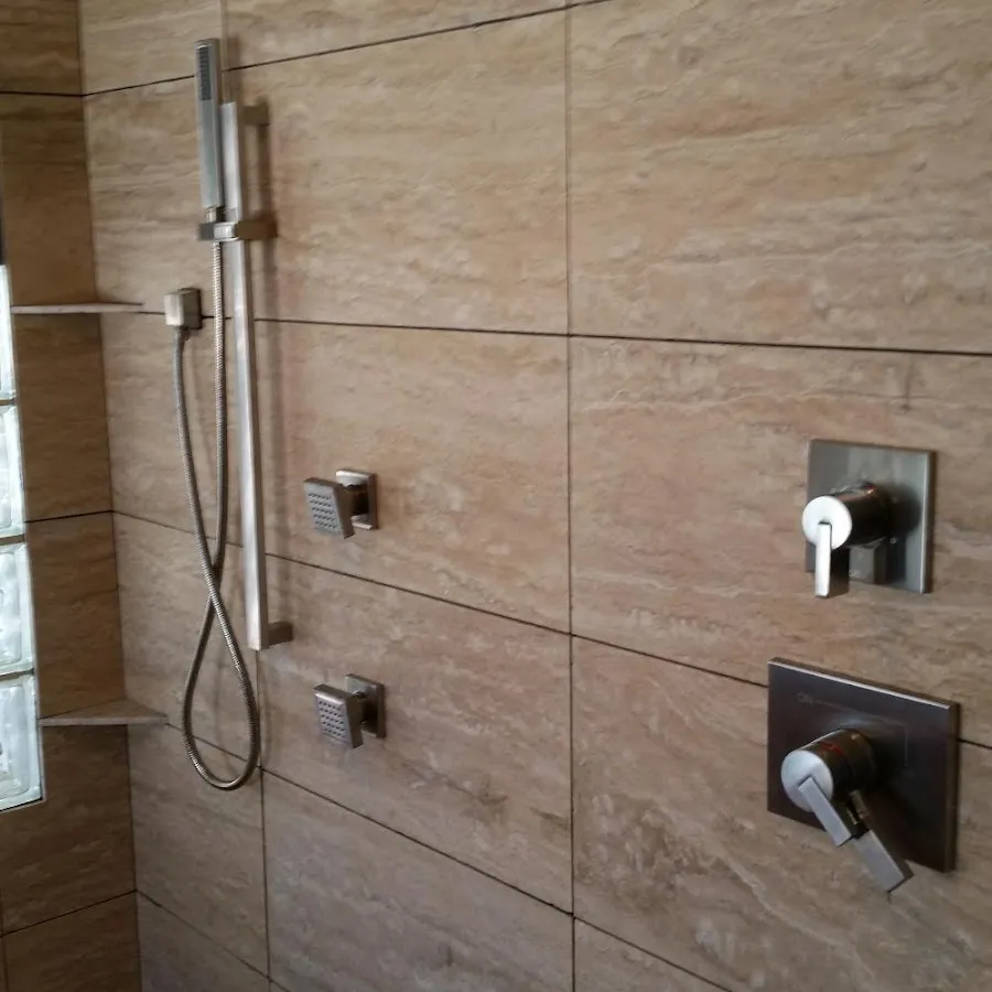 Shower fixture installation for Frozen Pipe Repair in Farragut